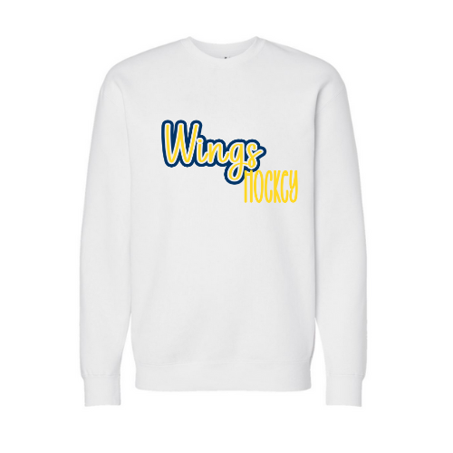 Wings See-Thru Adult Sweatshirt