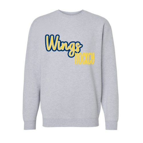 Wings See-Thru Adult Sweatshirt