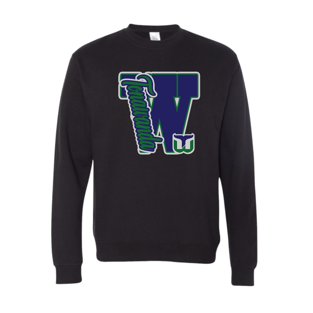 Whalers Varsity Letter Adult Sweatshirt