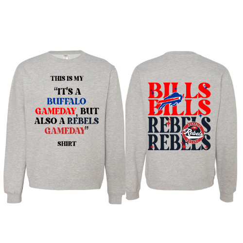 Buffalo/Your Team Adult Sweatshirt