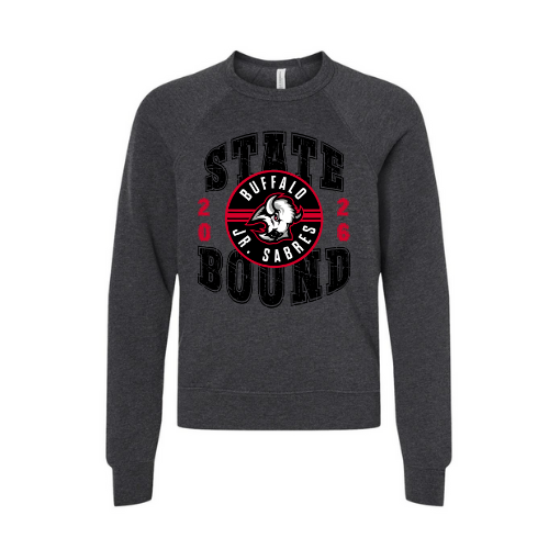Jr. Sabres Red Adult Playoff/States Sweatshirt