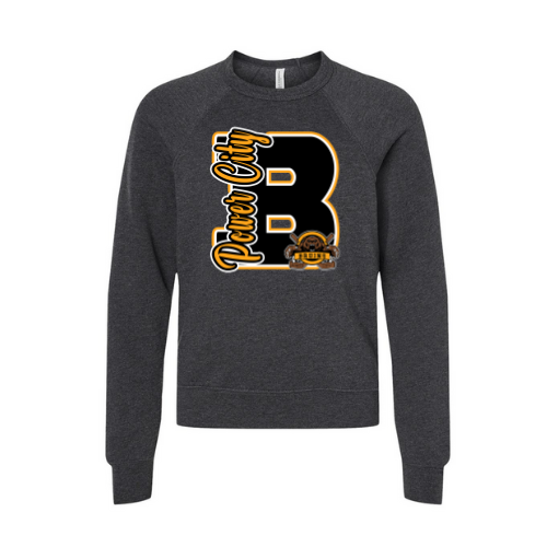Power City Bruins Varsity Letter Youth Sweatshirt