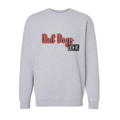 Red Dogs See-Thru Adult Sweatshirt