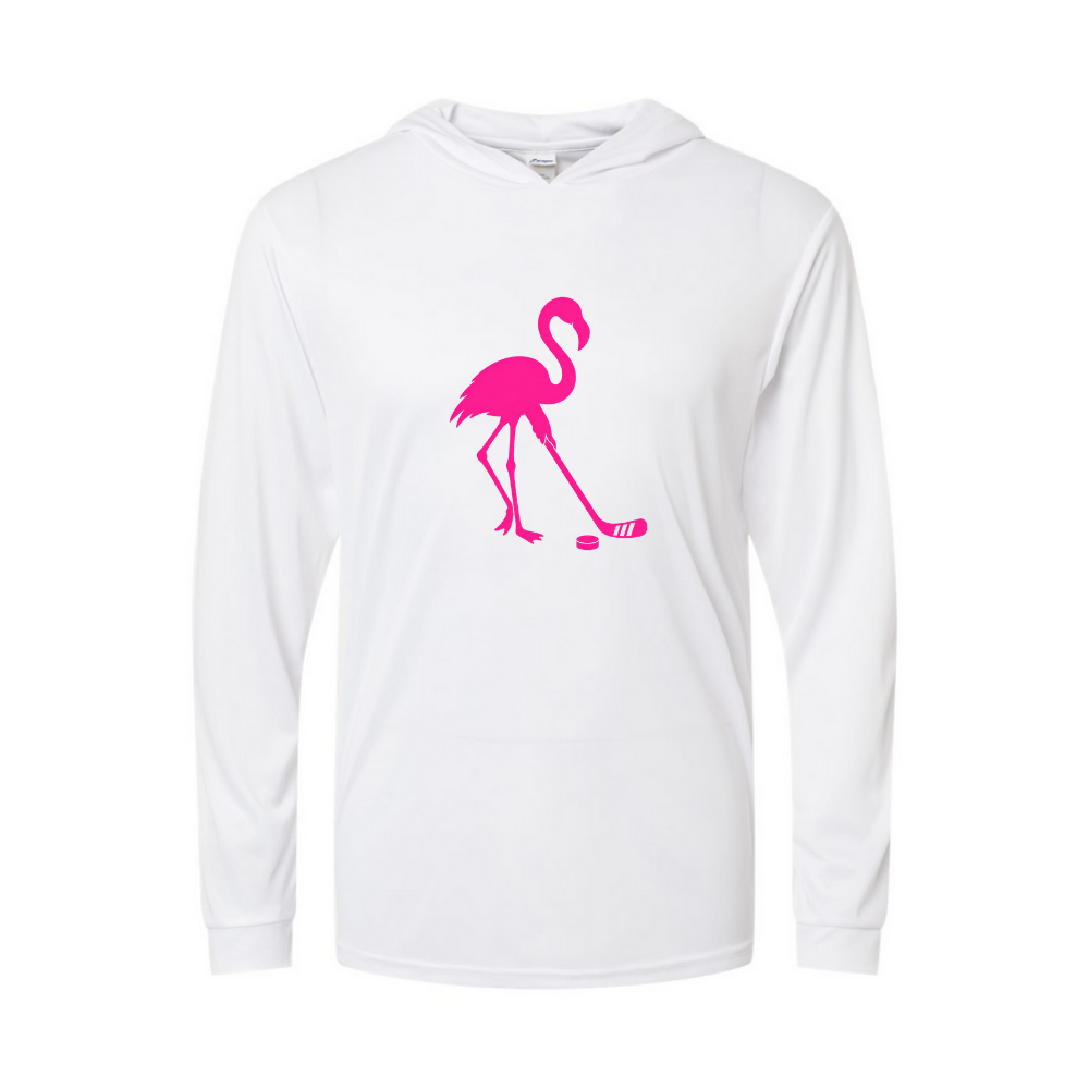 HHD Pink Flamingos Adult Long Sleeve Performance Shirt