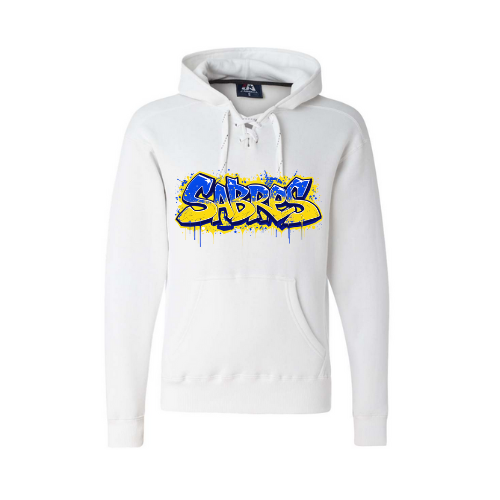Jr. Sabres Blue Grafitti Adult Sweatshirt
