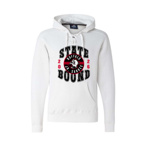 Jr. Sabres Red Adult Playoff/States Sweatshirt