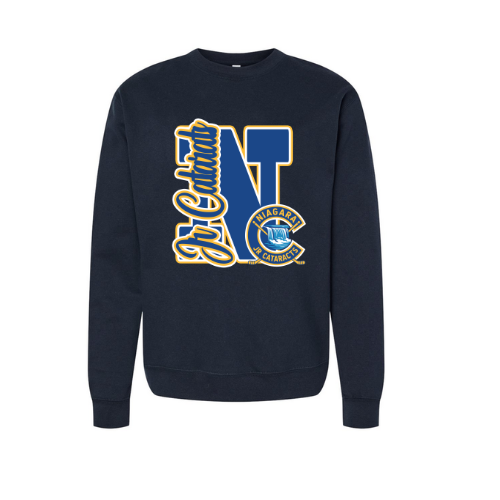 Niagara Jr. Cataracts Varsity Letter Adult Sweatshirt
