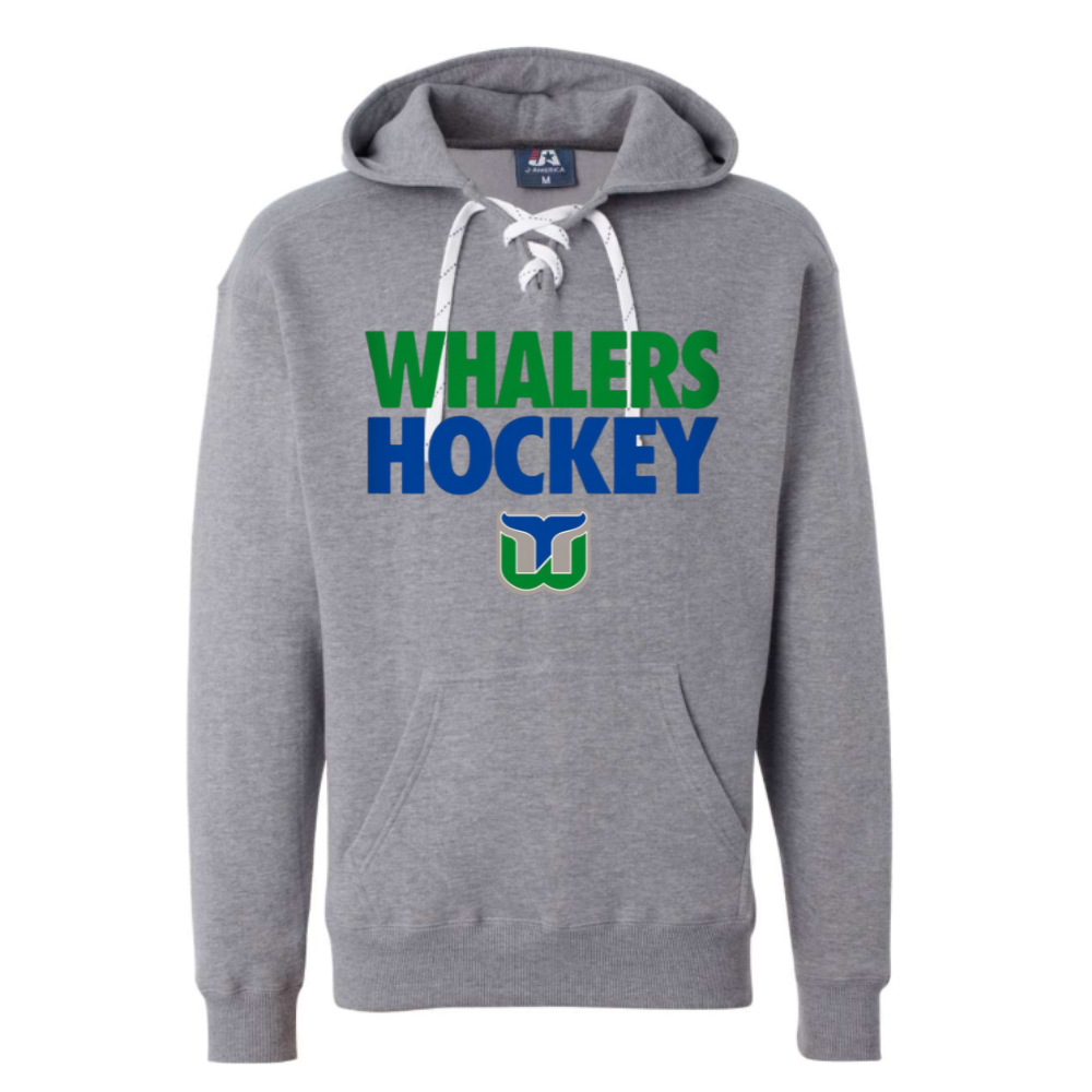 Whalers Hockey Adult Hooded Sweatshirt