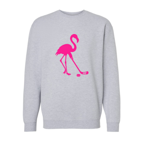 HHD Pink Flamingos Logo Adult Sweatshirt