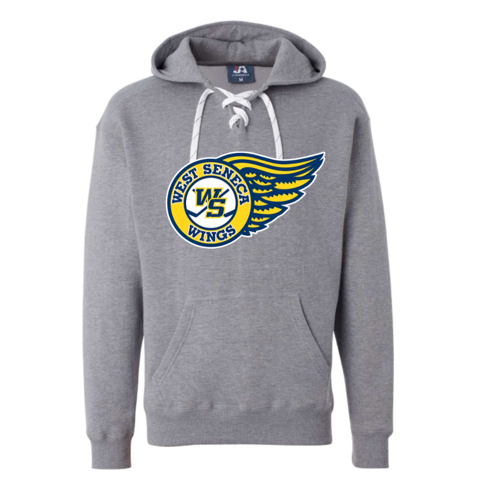 Wings Logo Adult Hooded Sweatshirt