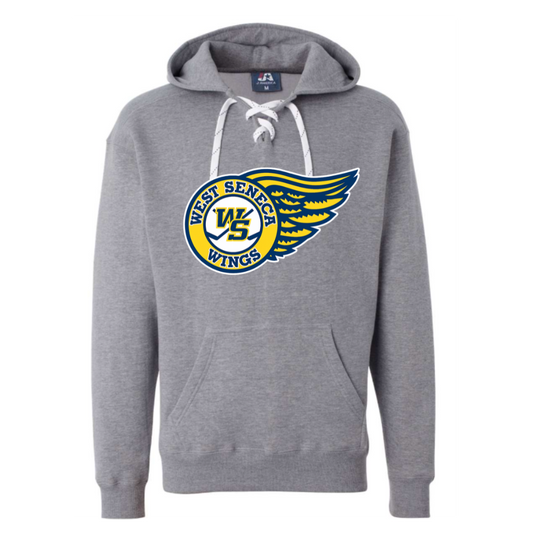 Wings Logo Adult Hooded Sweatshirt