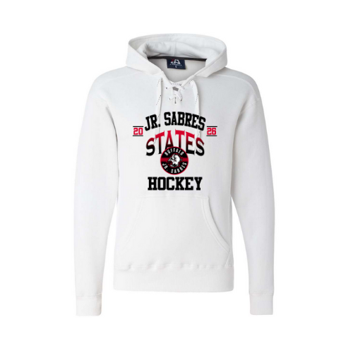 Jr. Sabres Red Gradient Adult Playoff/States Sweatshirt