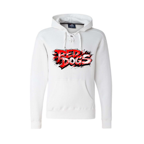 Red Dogs Grafitti Adult Sweatshirt