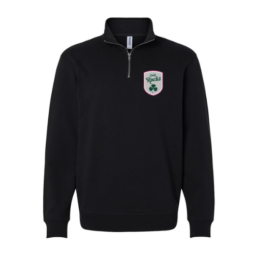 Lady Rocks Adult Quarter Zip Pullover