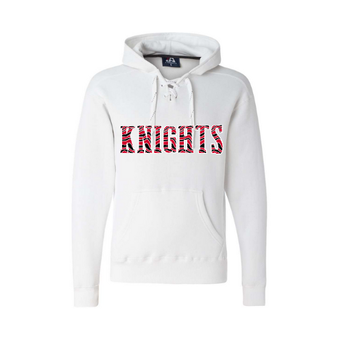 Knights Striped Print Adult Sweatshirt