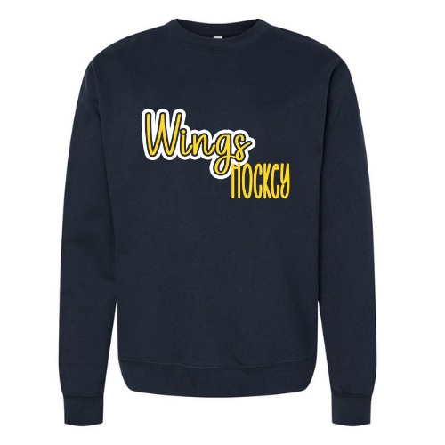 Wings See-Thru Adult Sweatshirt