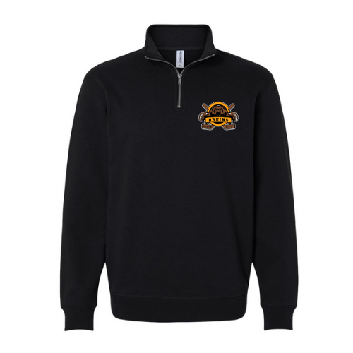 Power City Bruins Logo Adult Quarter Zip Sweatshirt