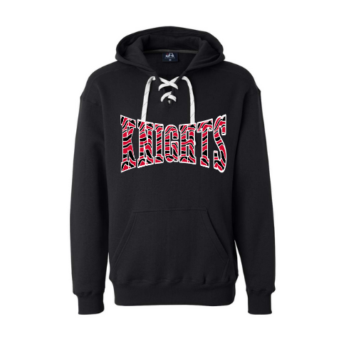 Knights Striped Print Adult Sweatshirt