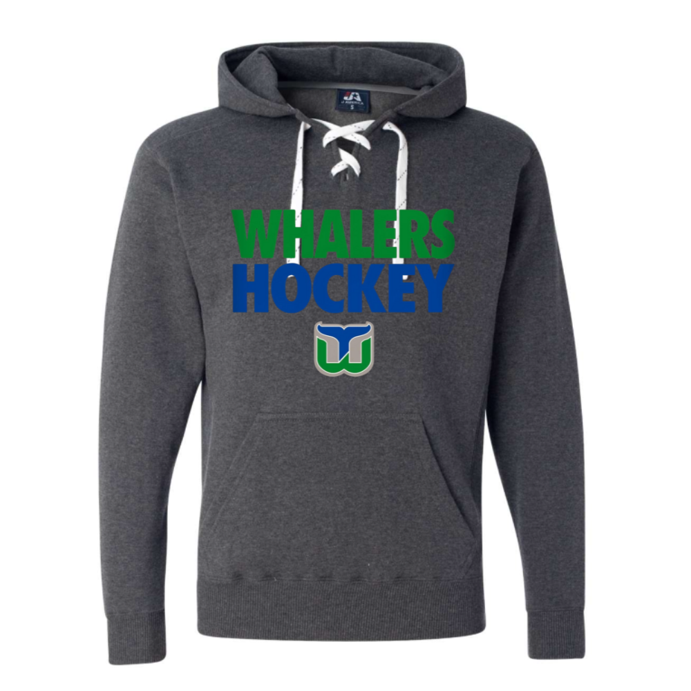 Whalers Hockey Adult Hooded Sweatshirt