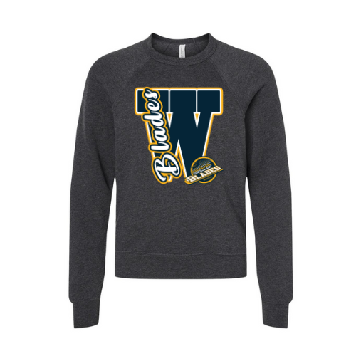 Blades Varsity Letter Adult Sweatshirt