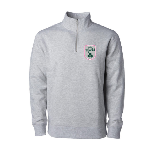 Lady Rocks Adult Quarter Zip Pullover