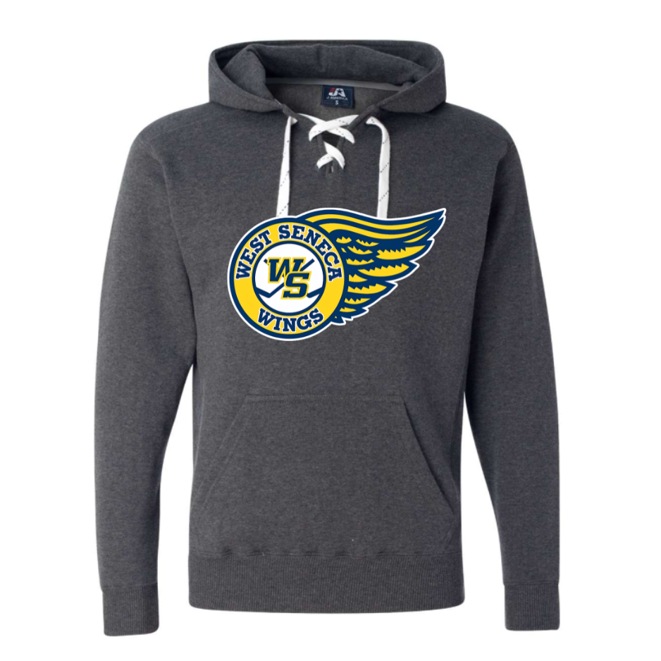 Wings Logo Adult Hooded Sweatshirt
