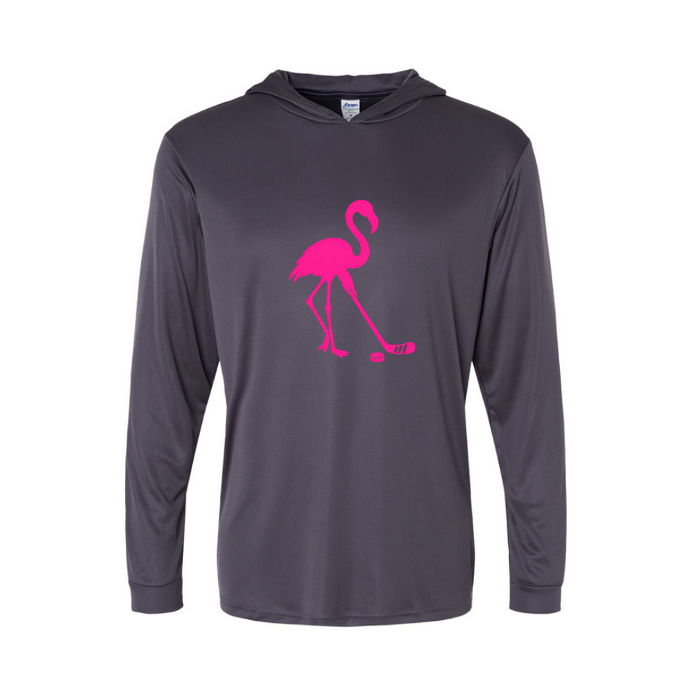 HHD Pink Flamingos Adult Long Sleeve Performance Shirt