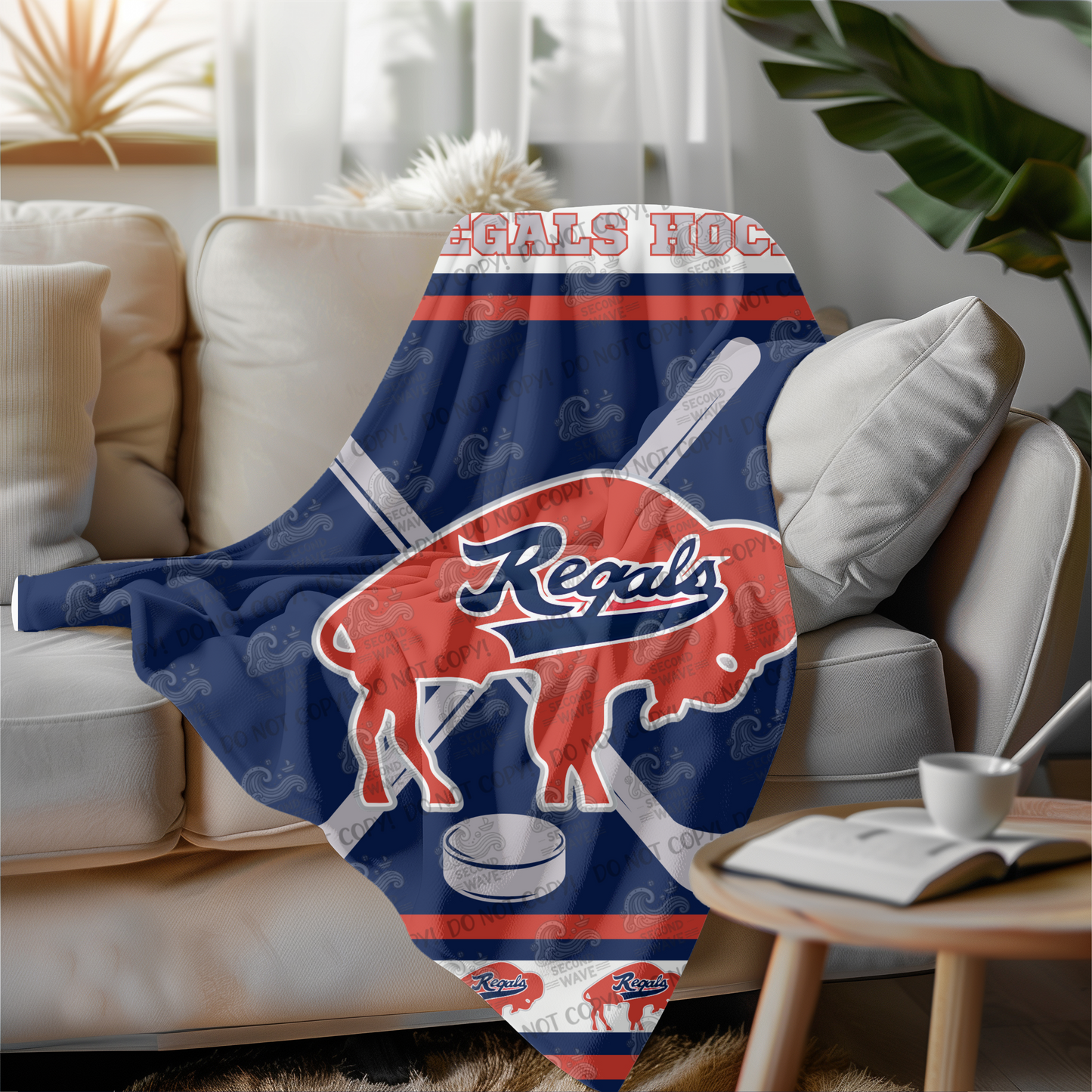 Regals Blanket with Stripes