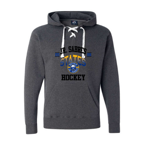 Jr. Sabres Blue Gradient Adult Playoff/States Sweatshirt