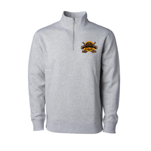 Power City Bruins Logo Adult Quarter Zip Sweatshirt