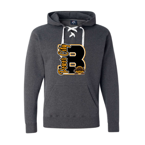 Power City Bruins Varsity Letter Adult Sweatshirt