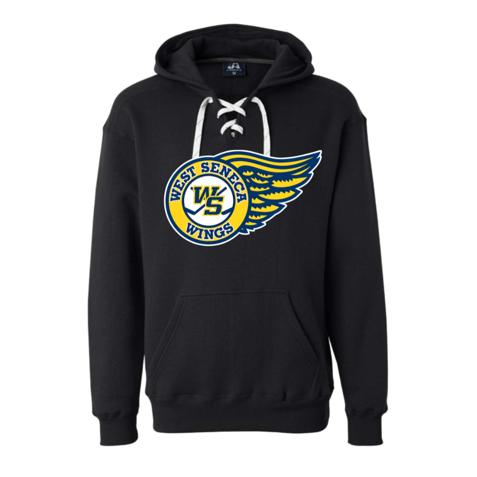 Wings Logo Adult Hooded Sweatshirt