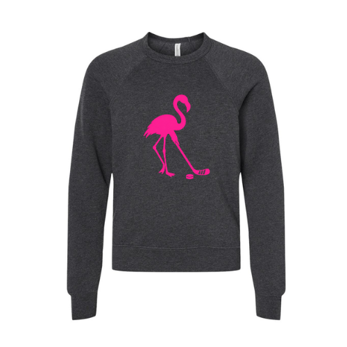 HHD Pink Flamingos Logo Adult Sweatshirt