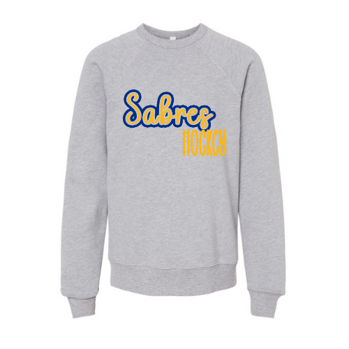 Jr. Sabres Blue See-Thru Youth Sweatshirt