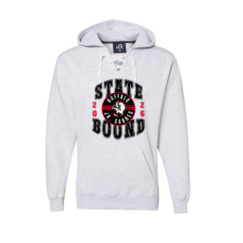 Jr. Sabres Red Adult Playoff/States Sweatshirt