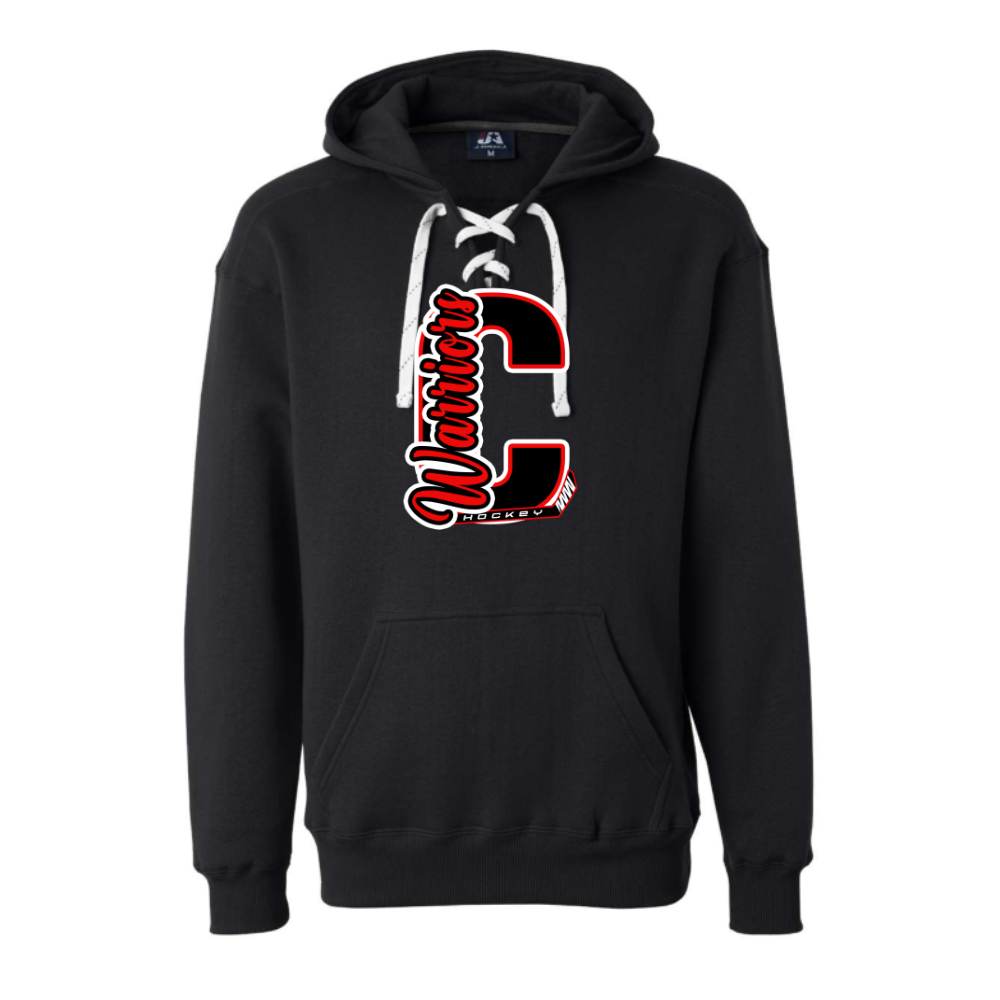 Warriors Varsity Letter Adult Sweatshirt