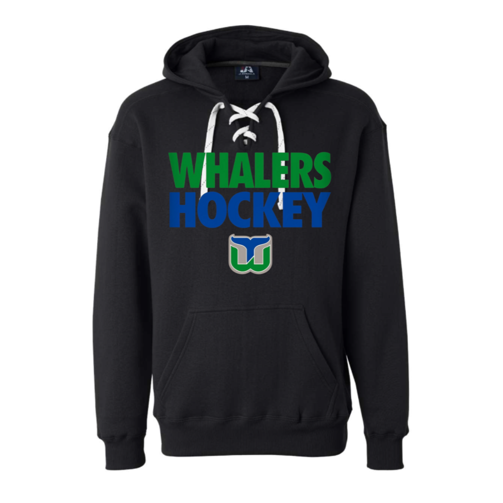 Whalers Hockey Adult Hooded Sweatshirt