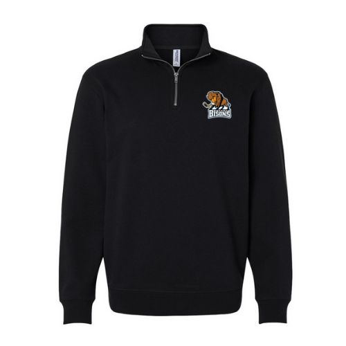 Buffalo Bisons Logo Adult Quarter Zip Sweatshirt