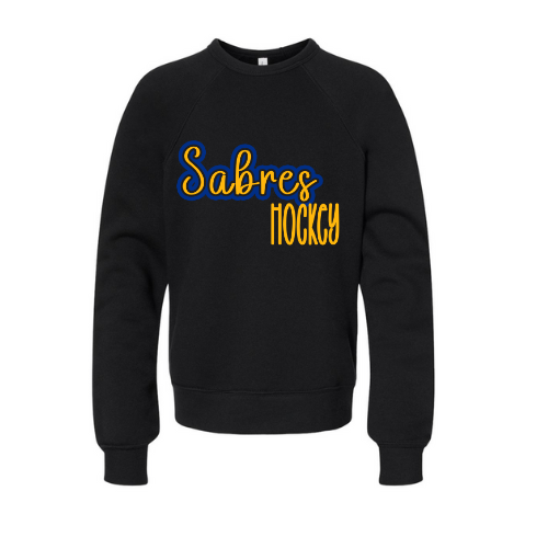 Jr. Sabres Blue See-Thru Youth Sweatshirt