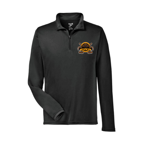 Power City Bruins Logo Adult Quarter Zip Sweatshirt