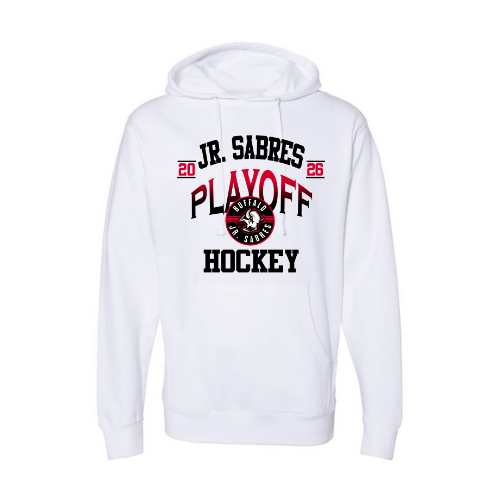 Jr. Sabres Red Gradient Adult Playoff/States Sweatshirt