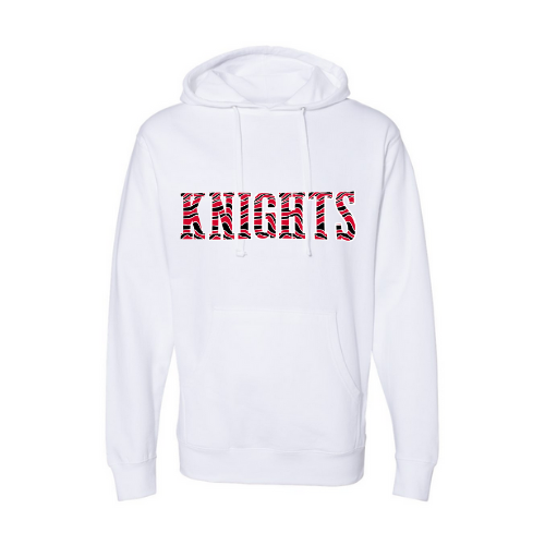 Knights Striped Print Adult Sweatshirt