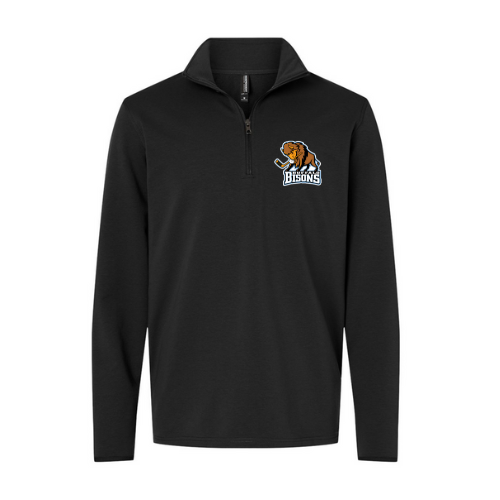 Buffalo Bisons Logo Adult Quarter Zip Sweatshirt