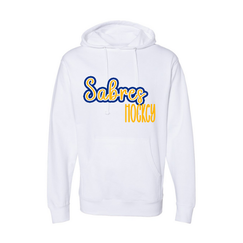 Jr. Sabres Blue See-Thru Adult Sweatshirt