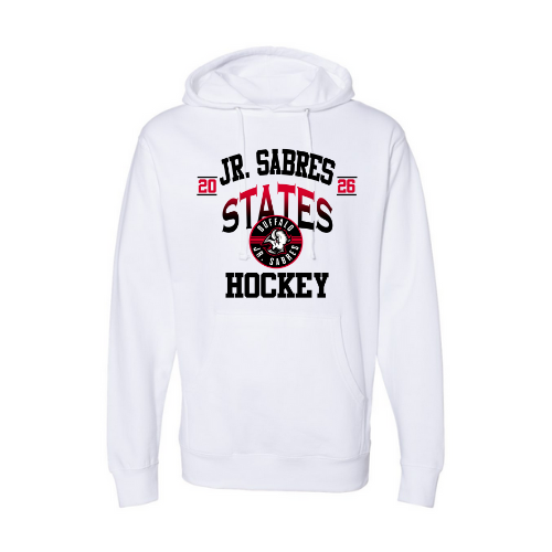 Jr. Sabres Red Gradient Adult Playoff/States Sweatshirt
