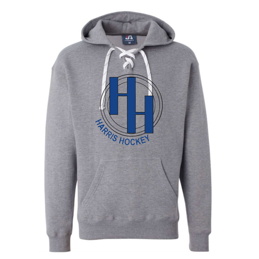 Adult Lace Up Hooded Sweatshirt