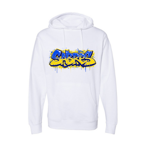 Jr. Sabres Blue Grafitti Adult Sweatshirt