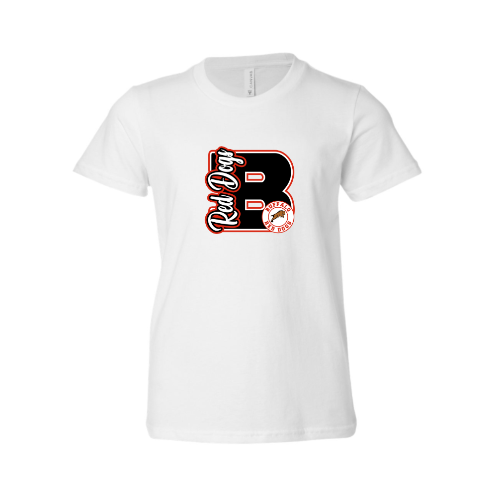 Red Dogs Varsity Letter Adult T-shirt