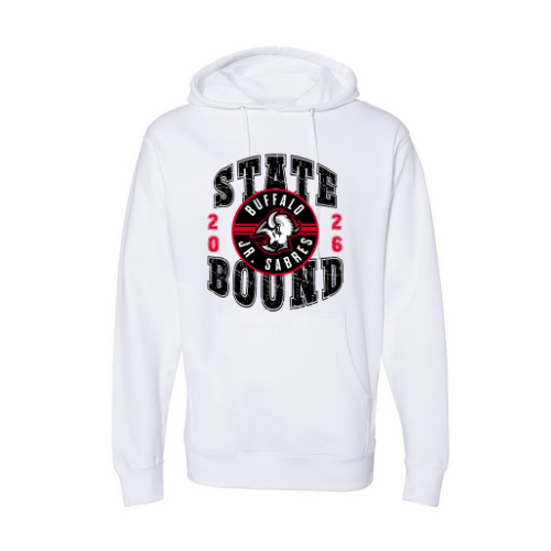 Jr. Sabres Red Adult Playoff/States Sweatshirt