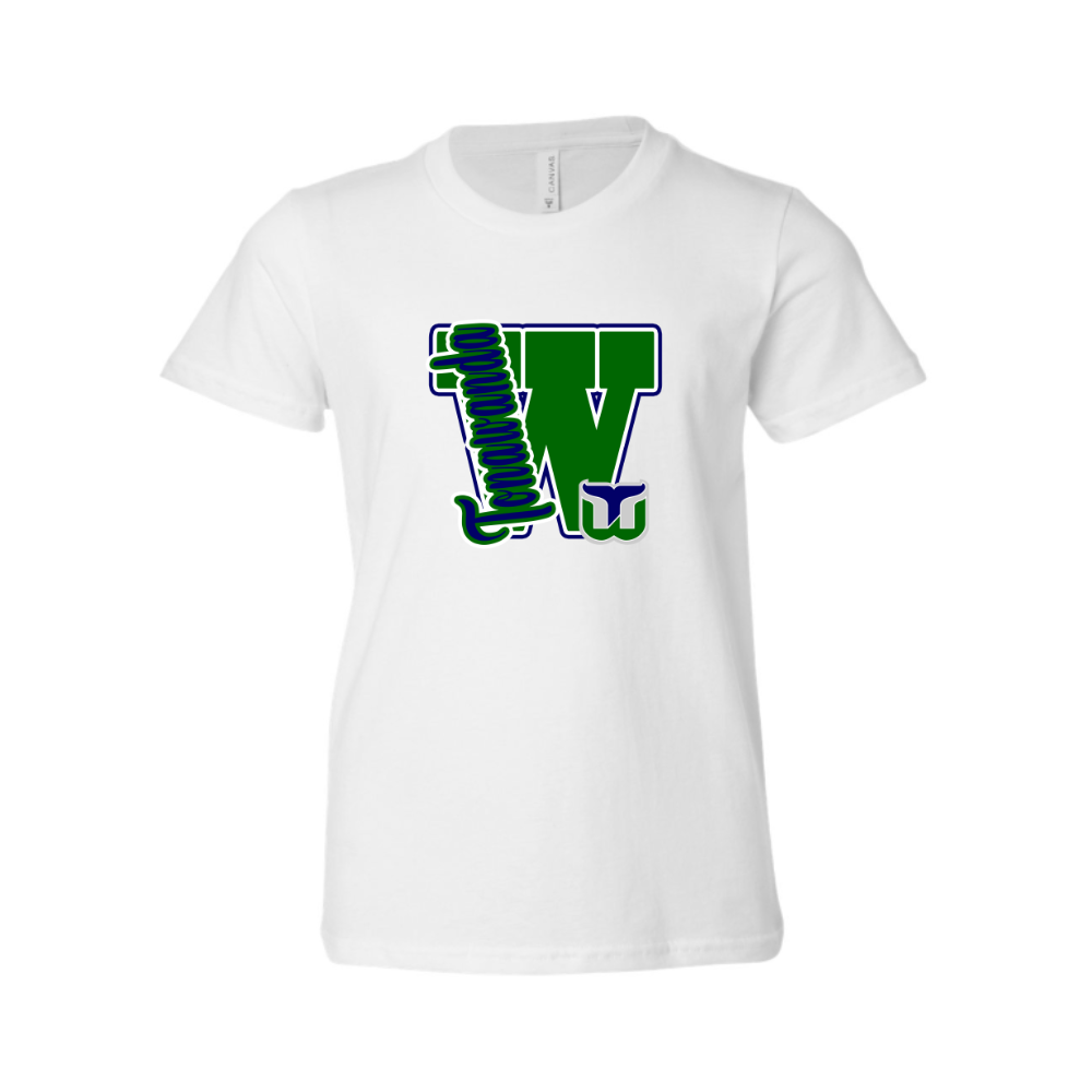 Whalers Varsity Letter Adult T-Shirt